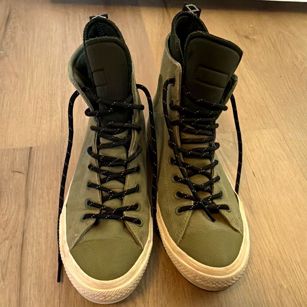 Converse Chuck Taylor Counter Climate Waterproof High Top Green Sz 10.5 153570C
